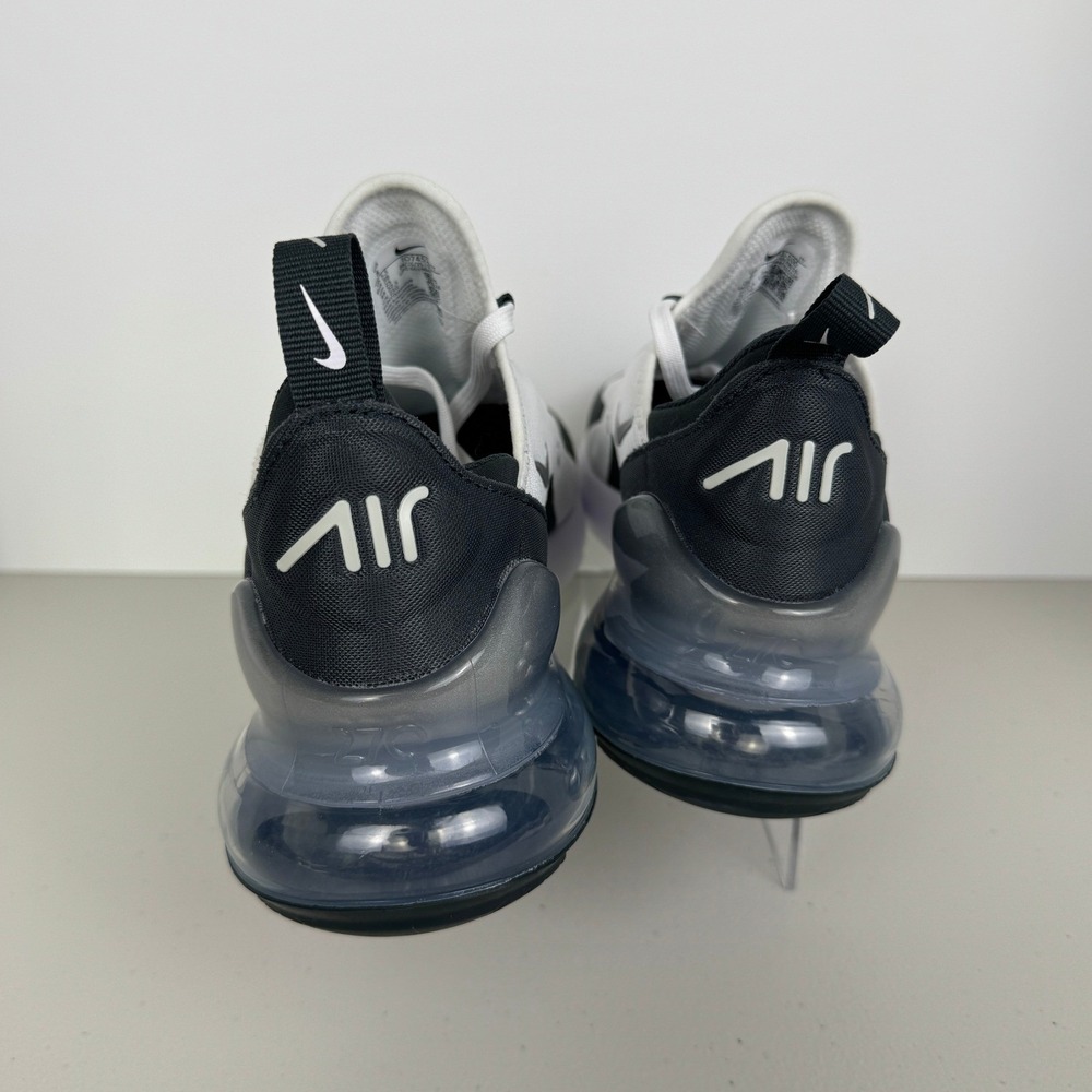 Nike Air Max 270 White Black Silver Running Shoes DQ7652-100 Women Size 8 NEW - Picture 7 of 16